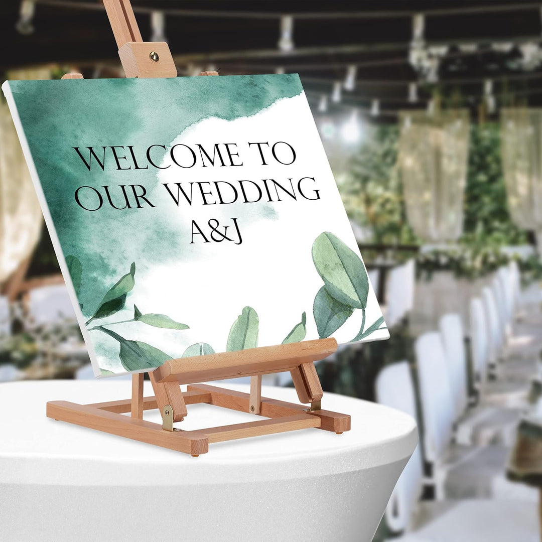 Relaxdays Tischstaffelei, neigbar, höhenverstellbar, bis DIN A3, Mini Staffelei HxBxT 98 x 29 x 32 c