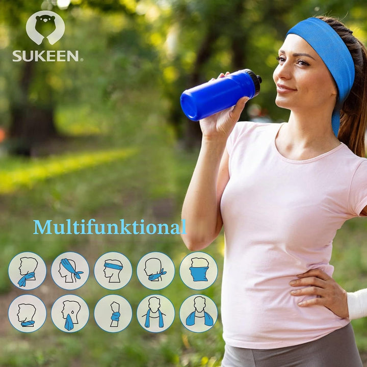 Sukeen Kühlendes Handtuch, 8er Set Kühlhandtuch Cool Towel, Gym Handtuch, Eishandtuch Kühltuch Hals,