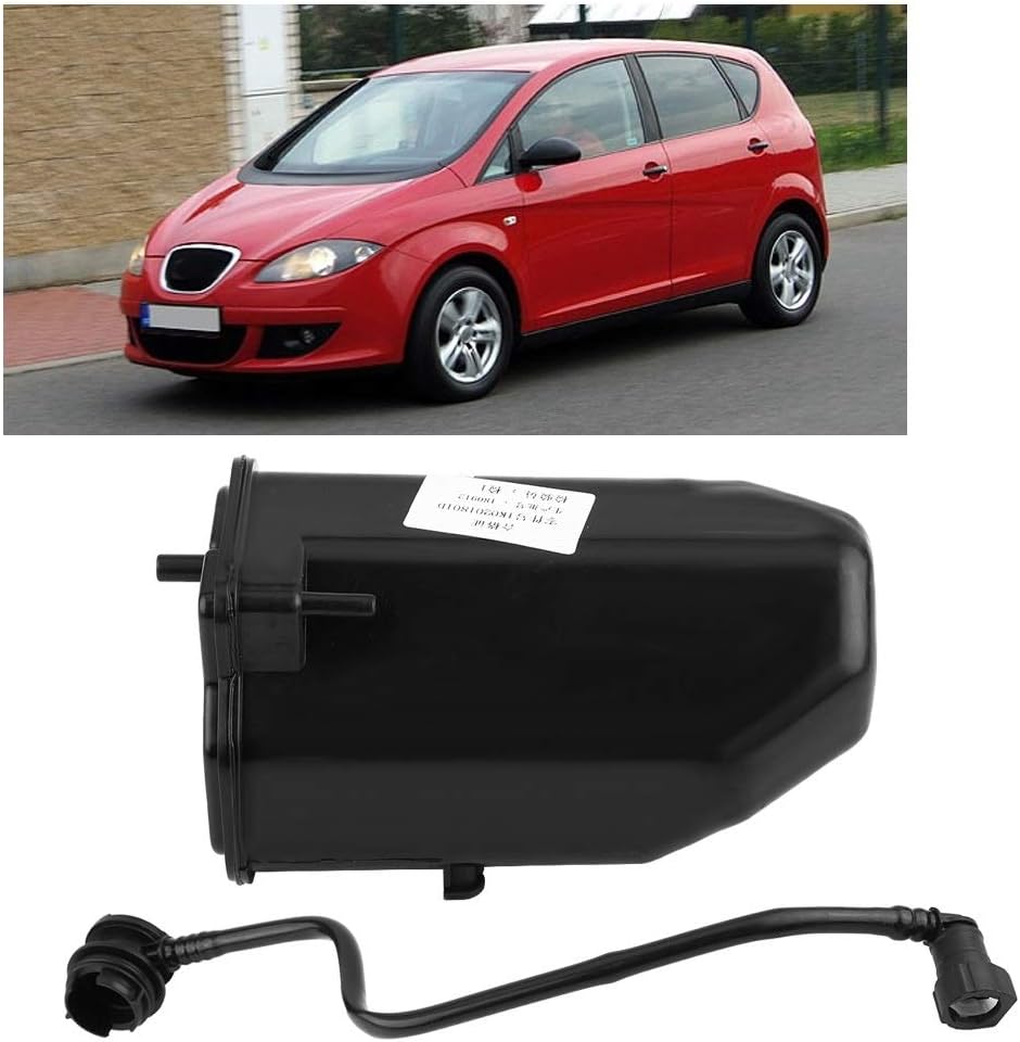 Nikou Aktivkohlebehälter und -Schlauch für 1K0201801E 1K0201797AE Passend for Vw Audi Jetta Golf Koh