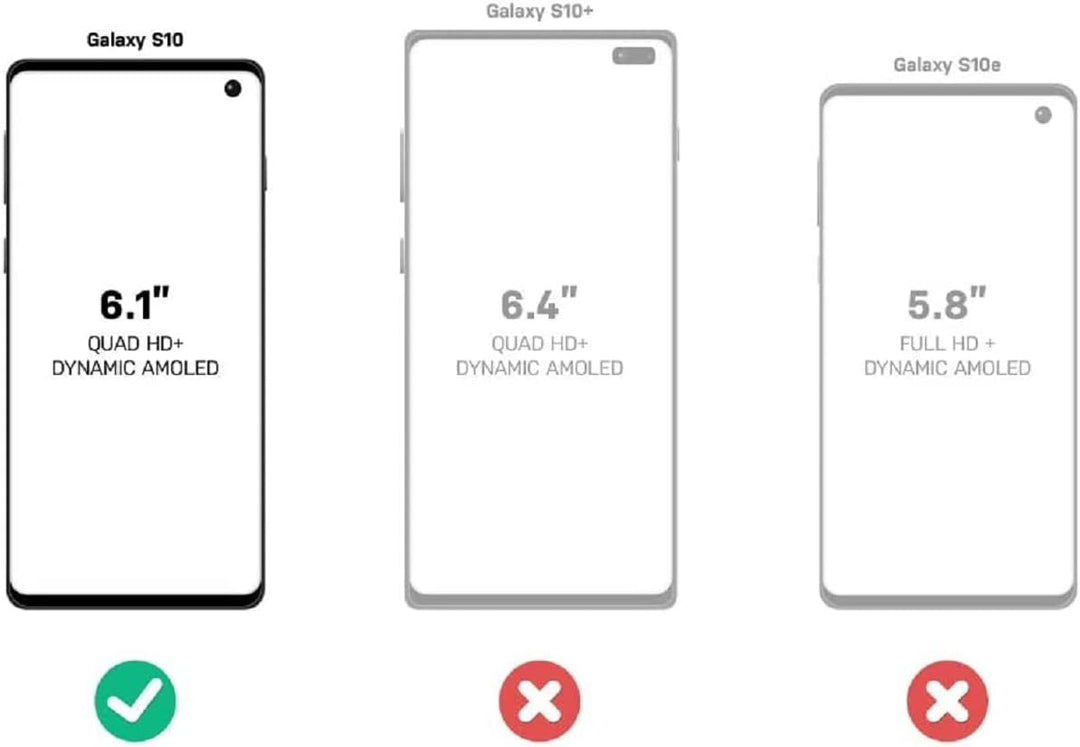 OtterBox Pursuit Series Schutzhülle für Galaxy S10, Transparent / Schwarz durchsichtig / schwarz, du