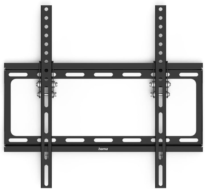 Hama TV Wandhalterung neigbar 32–75 Zoll (81–191 cm) – flach 2,4 cm, bis 35 kg, VESA 400x400 – Ultra