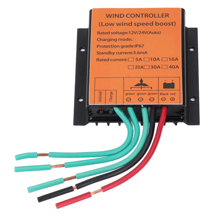 MPPT Windturbinen-Laderegler, 12 V/24 V, 40 A, Universeller Windturbinen-Generator-Controller, 300 W