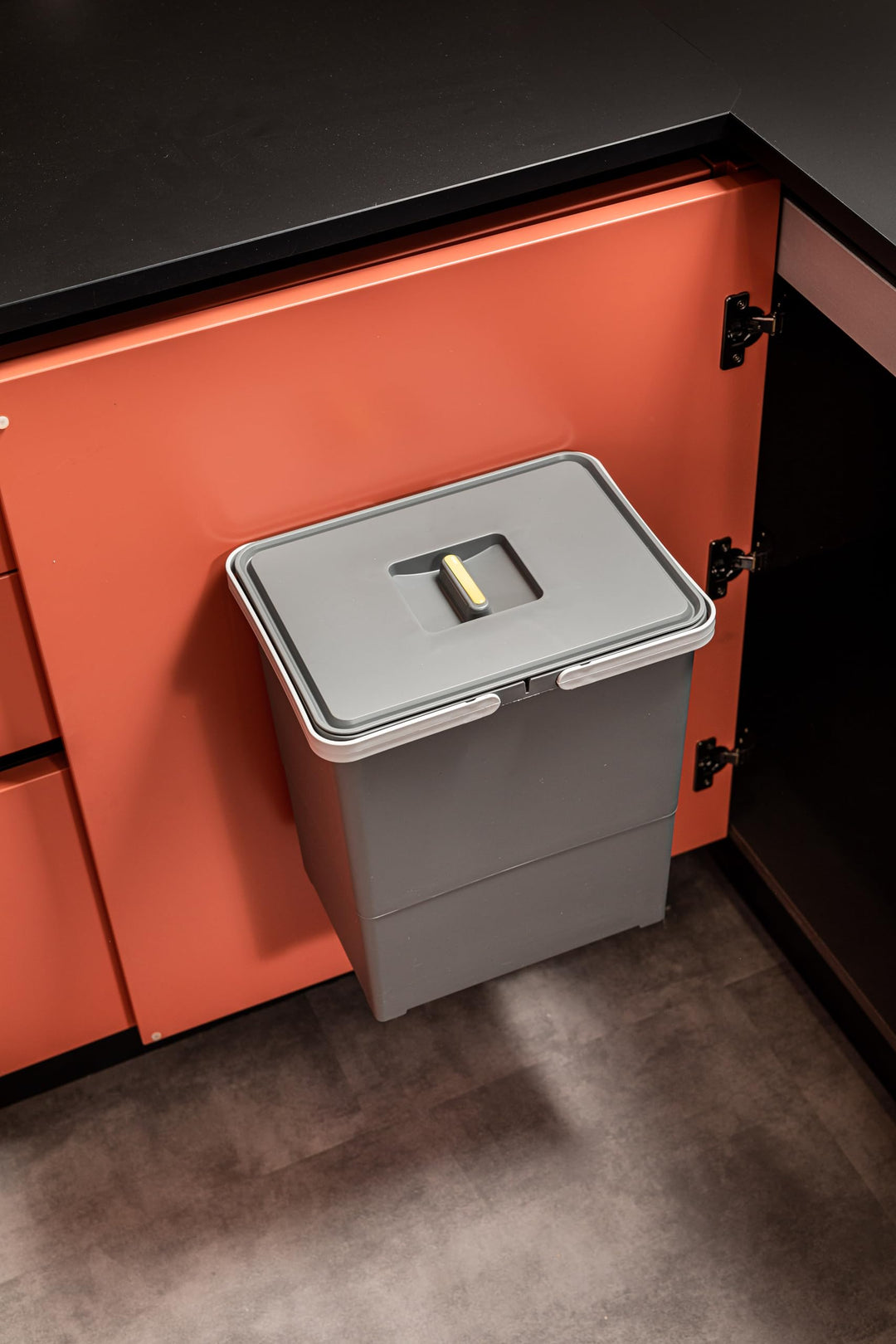 Elletipi Easy 2.0 PBD SP SG34 Mülleimer aus recyceltem Kunststoff, für jeden Raum, Fassungsvermögen