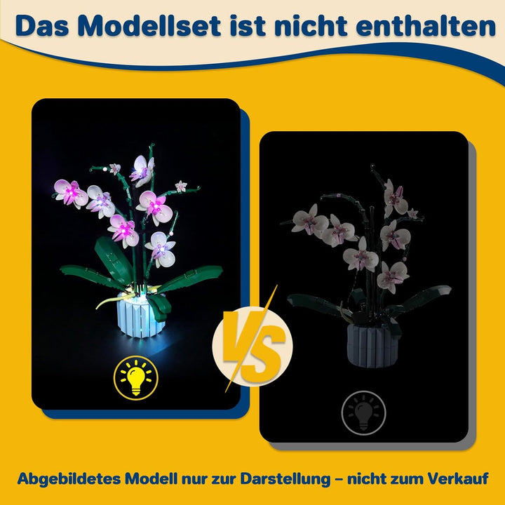 Led Licht Set für Lego Orchidee, Led Beleuchtungs Set für Lego 10311 Orchidee Botanical Collection S