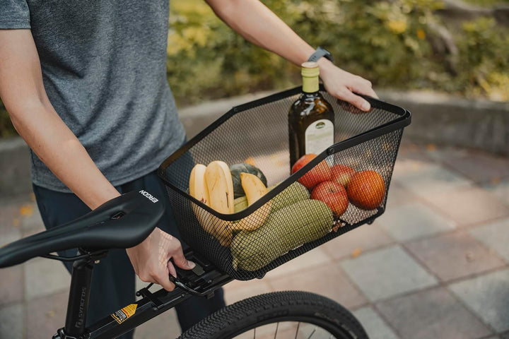 Topeak Urban Basket Rear Gepäckträgerkorb 24 L – Stabiler Metallkorb mit QuickTrack 2.0-System, Trag