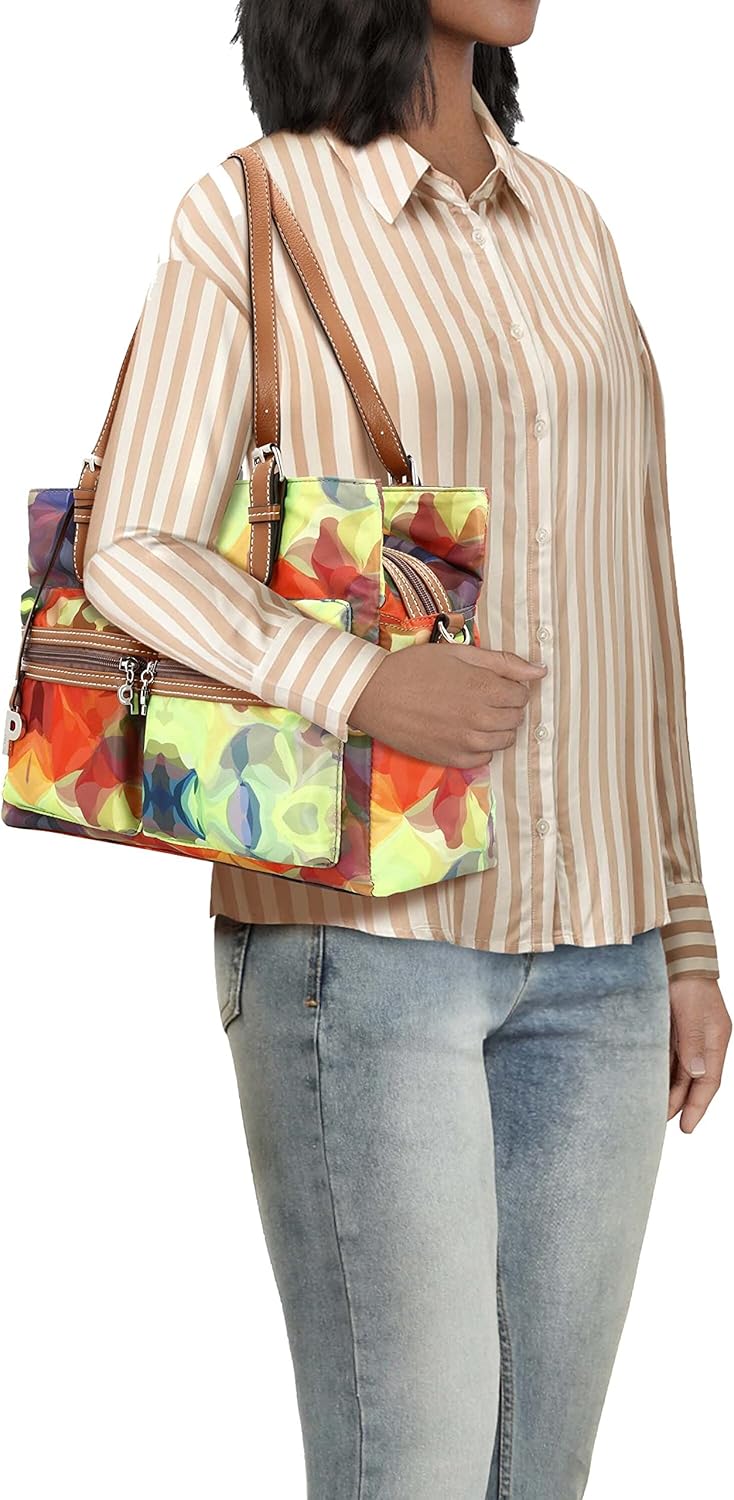 Picard Damen Shopper SONJA aus Nylon Mittel | mit Reissverschluss | Shopper | Alltag, Ausgehen Dooby