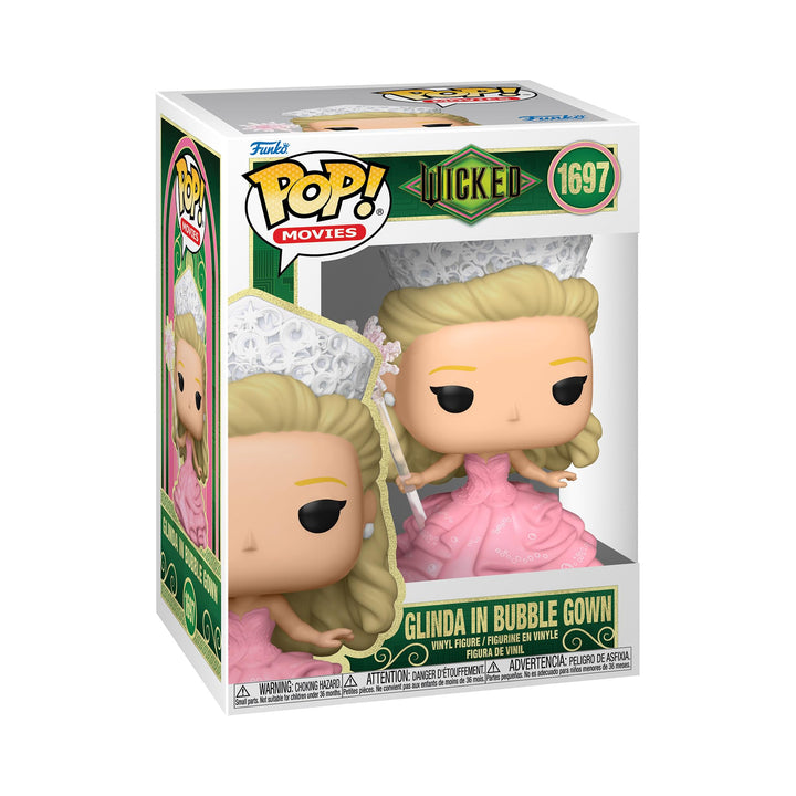 Funko Pop! Movies: Wicked - Glinda in Bubble Gown - Vinyl-Sammelfigur - Geschenkidee - Offizielle Ha