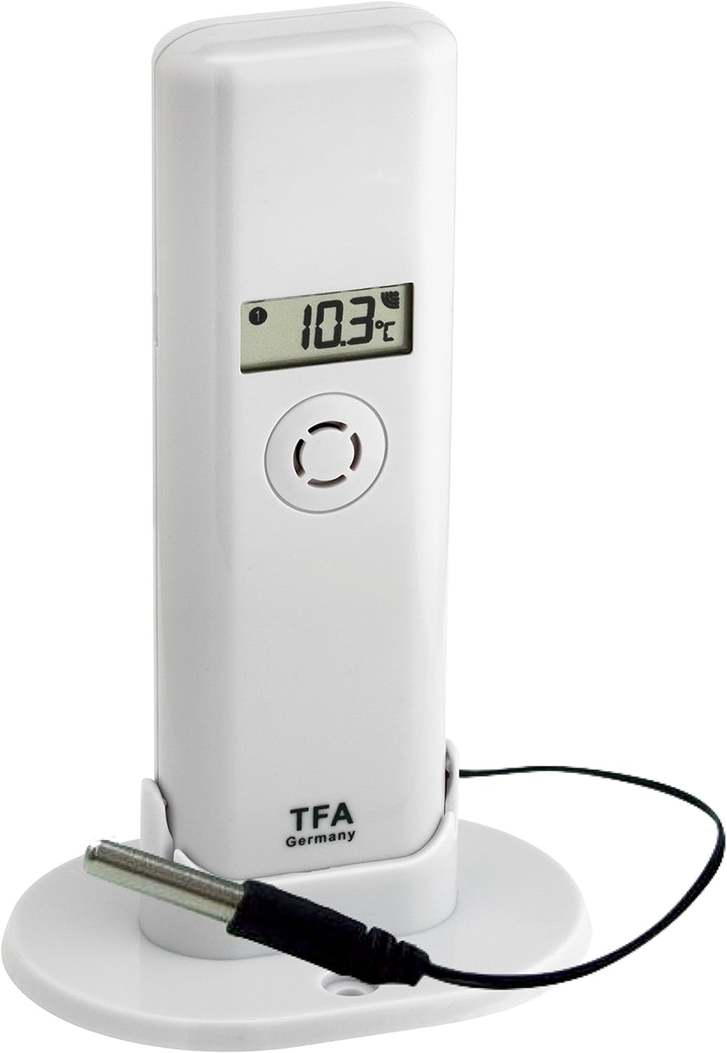 TFA Dostmann WEATHERHUB Observer Web Monitoring System mit Thermo-Hygro-Sender mit Profi-Temperatur-