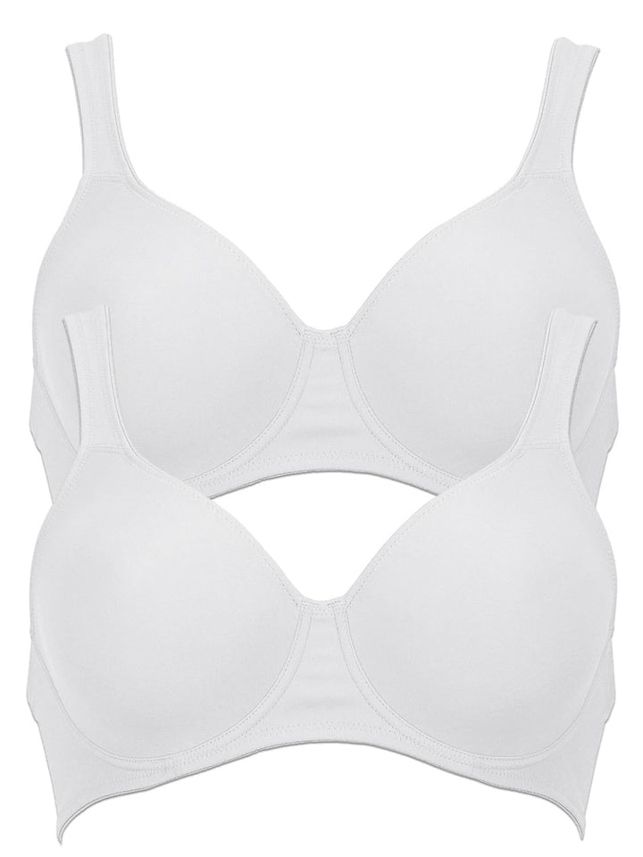 Anita 2er Sparpack Bügel BH Twin 5490 Gr. 65-100 B-H 70C Weiss, 70C Weiß