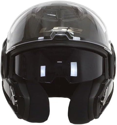 LS2, Modularhelme motorrad ADVANT solid gloss black, XS XS Gloss black, XS Gloss black