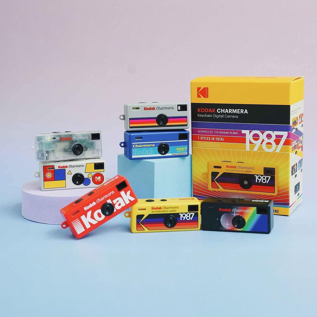 Kodak Charmera Schlüsselanhänger Digitalkamera (Random Style Blind Box, Einzelkamera) mit 32GB Speic