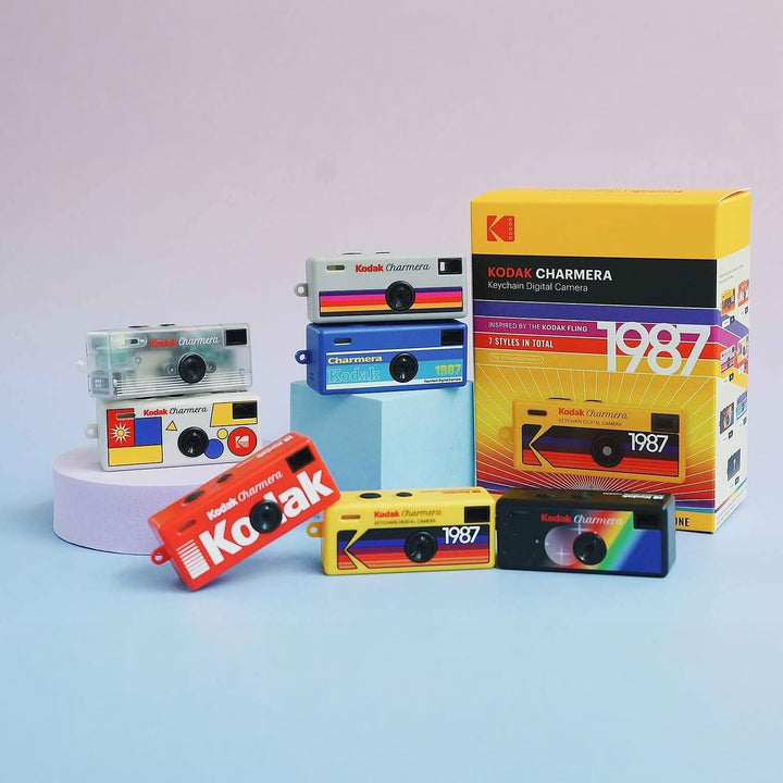 Kodak Charmera Schlüsselanhänger Digitalkamera (Random Style Blind Box, Einzelkamera) mit 32GB Speic