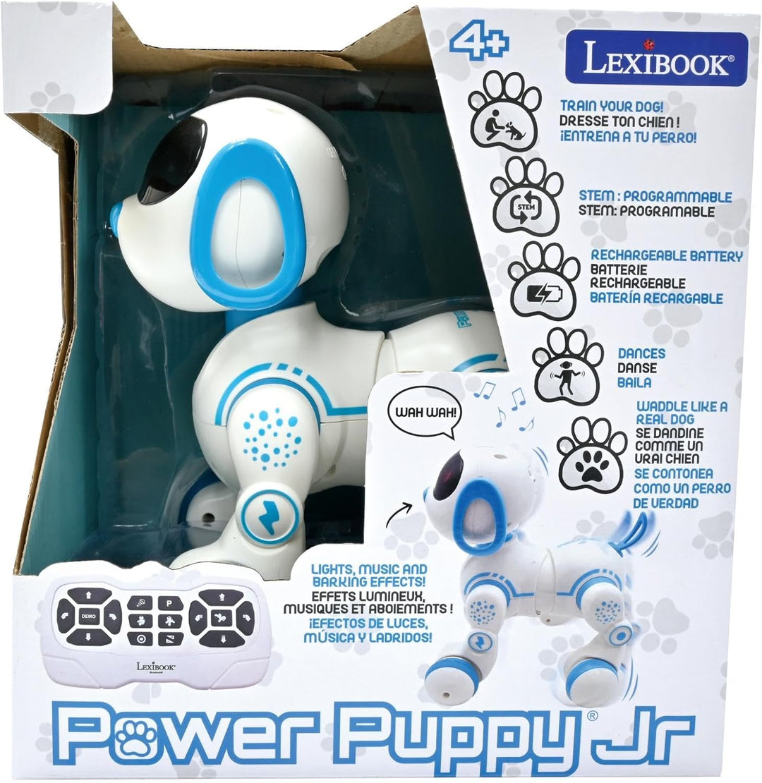 Lexibook Power Puppy® Jr - Mein Kleiner Ferngesteuerter Roboterhund zum Trainieren - Roboterhund mit