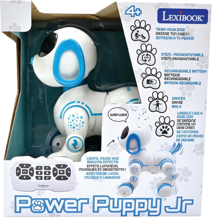 Lexibook Power Puppy® Jr - Mein Kleiner Ferngesteuerter Roboterhund zum Trainieren - Roboterhund mit
