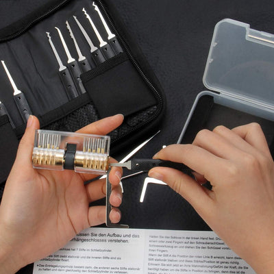 Dietrich Set, Sicherheitsschloss, Preciva 26 tlg. Lockpicking Set Generalschlüssel-Systeme mit für E