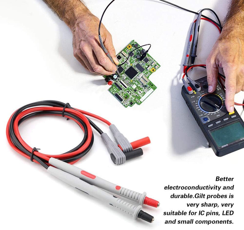 20-in-1-Multimeter Mess Leitungssatz, Walfront P1503D Multimeter Mess Leitungen mit Krokodil Klemmen