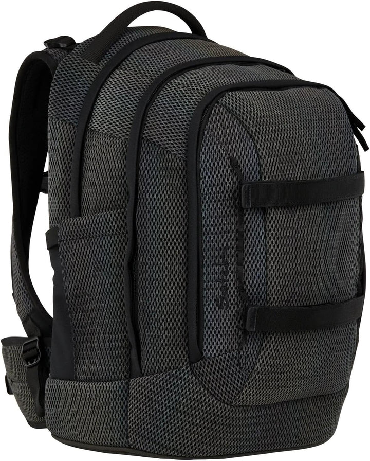 Satch Pack Set Set 4 teilig ab 5. Klasse ergonomisch 30L Stauraum mit Schlamperbox Trinkflasche Spor