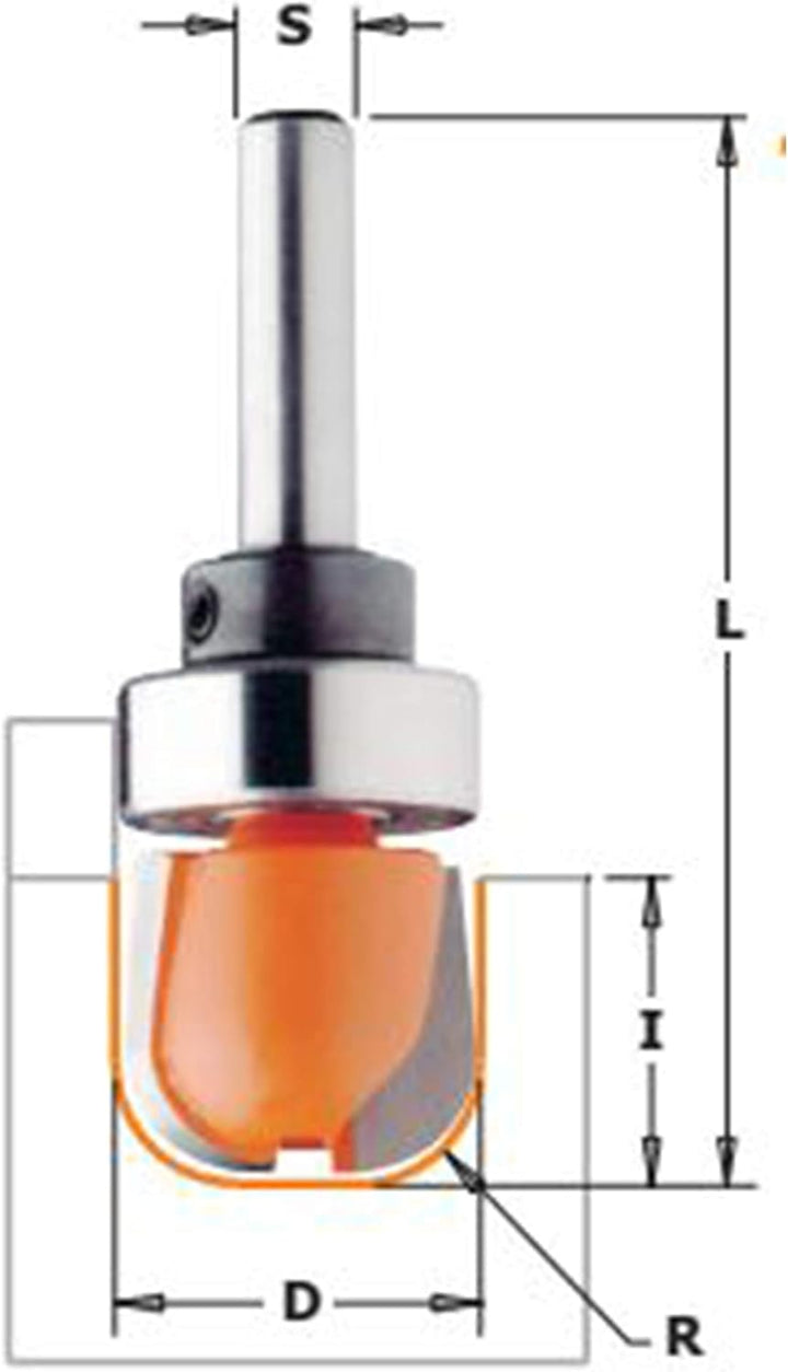 CMT Orange Toos 751.002.11 - Tassen und Teller Fräser HW D=19X16 S=6