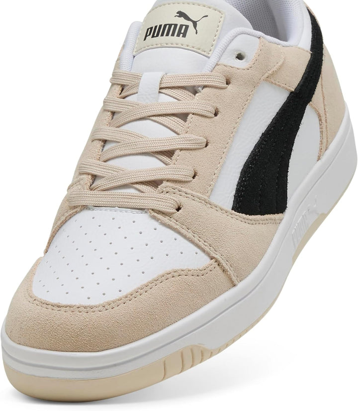 PUMA Rebound V6 Low 37 EU Alpine Snow Puma Schwarz Puma Weiss, 37 EU Alpine Snow Puma Schwarz Puma W