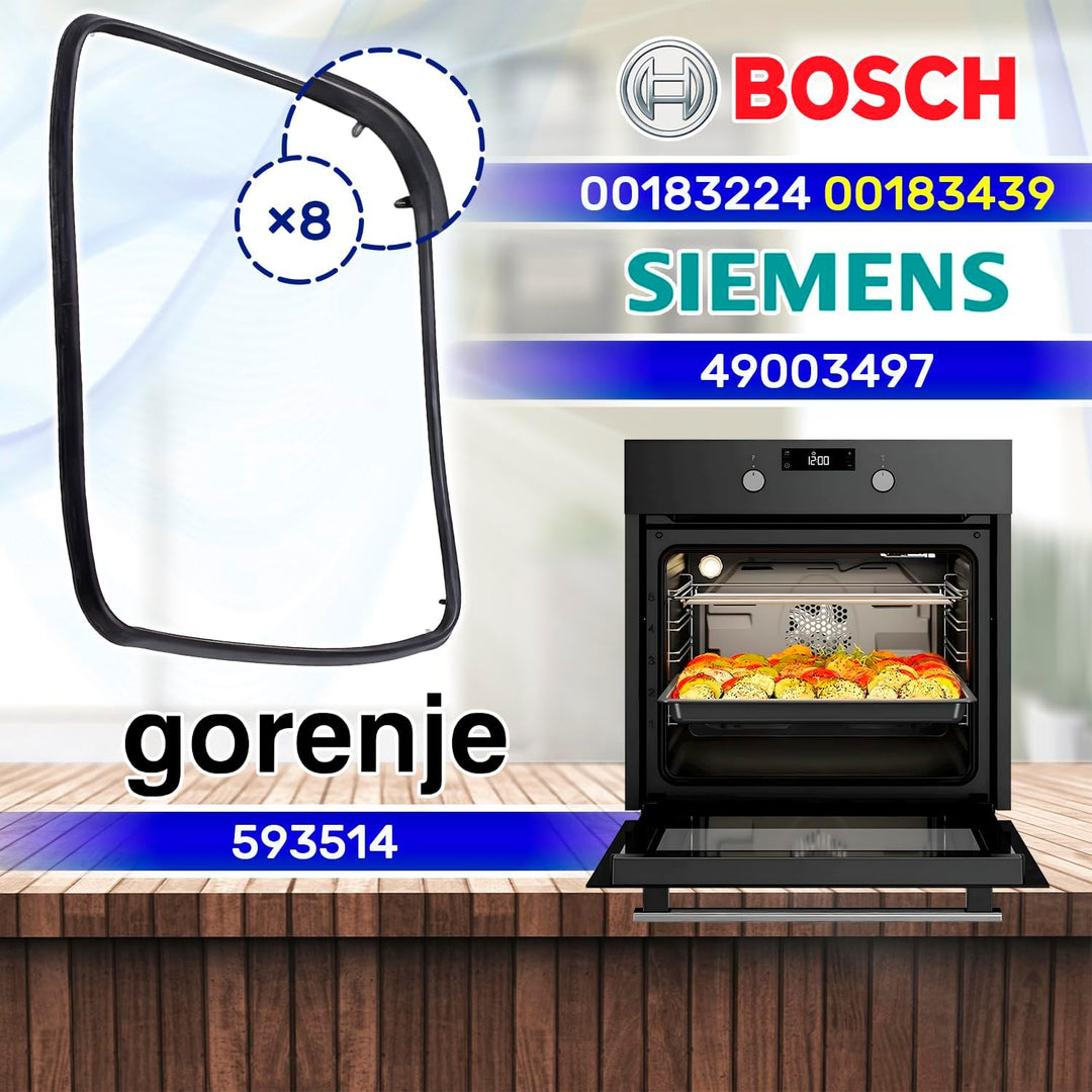 Backofen Dichtungsgummi mit dem Originalcode 00183439 00183224 49003497 593514 für Gorenje für Bosch
