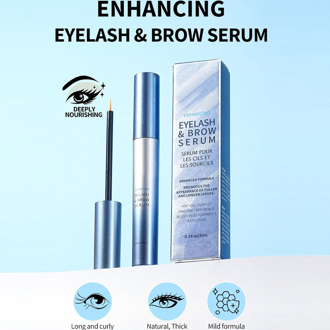 Wimpernwachstumsserum 4ML, Wimpernserum mit langanhaltender Wirkung für Dickeres, Schützt & kräftigt