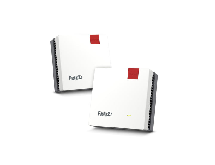 Fritz!Mesh Set 1600 2er-Set (2X Fritz!Repeater, ideal für Internetrouter oder Glasfasermodem (ONT),