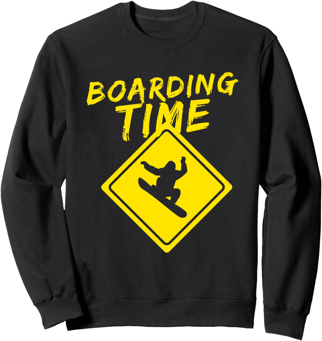 Zeit Für Snowboarden Snowboarder Wintersport Schnee Geschenk Sweatshirt