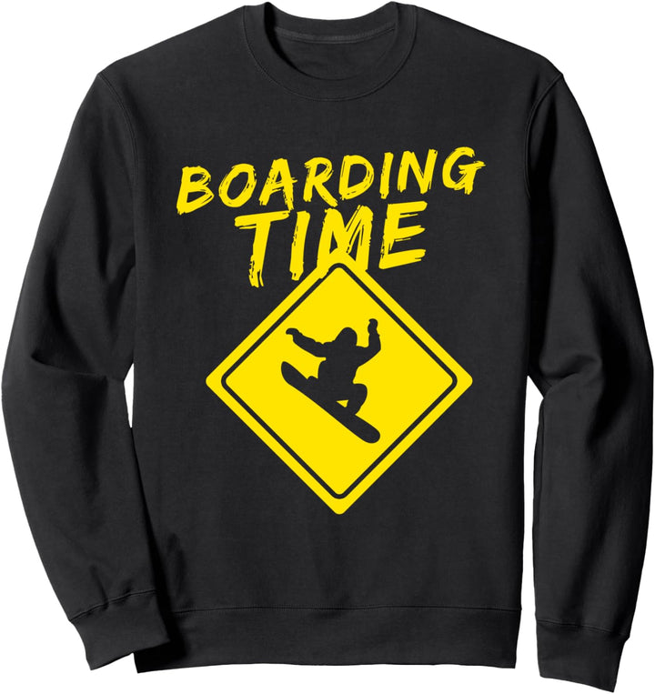 Zeit Für Snowboarden Snowboarder Wintersport Schnee Geschenk Sweatshirt