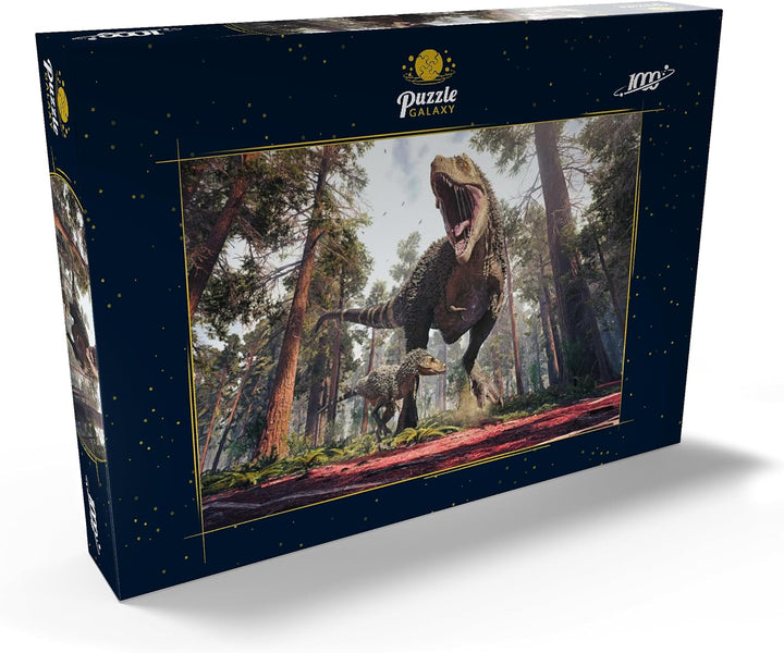 Tyrannosaurus Rex und Sein Jungtier - Premium 1000 Teile Puzzle - MyPuzzle Sonderkollektion von Puzz
