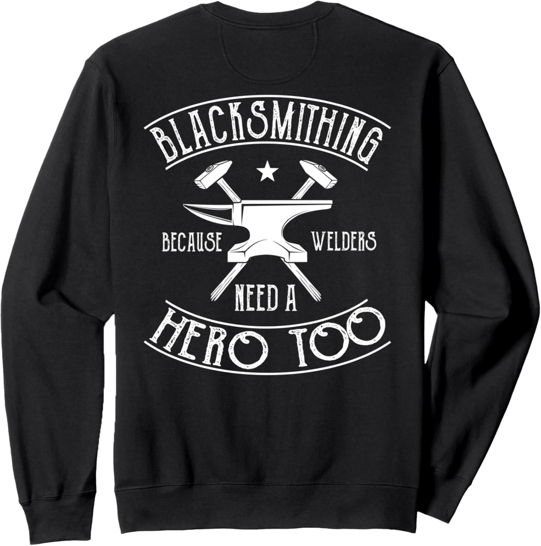 Schmied Bild auf der Rückseite der Kleidung Sweatshirt