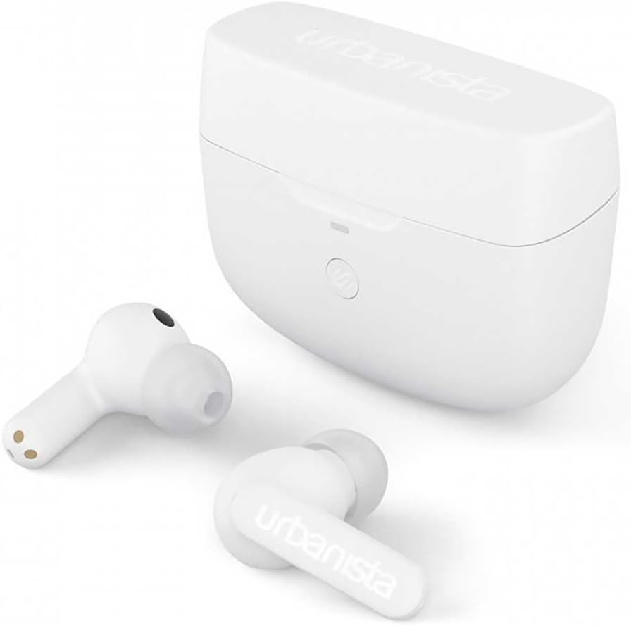Urbanista Atlanta In Ear Kopfhörer Bluetooth Noise Cancelling, Hybrid ANC, Tiefe Bässe, spritzwasser