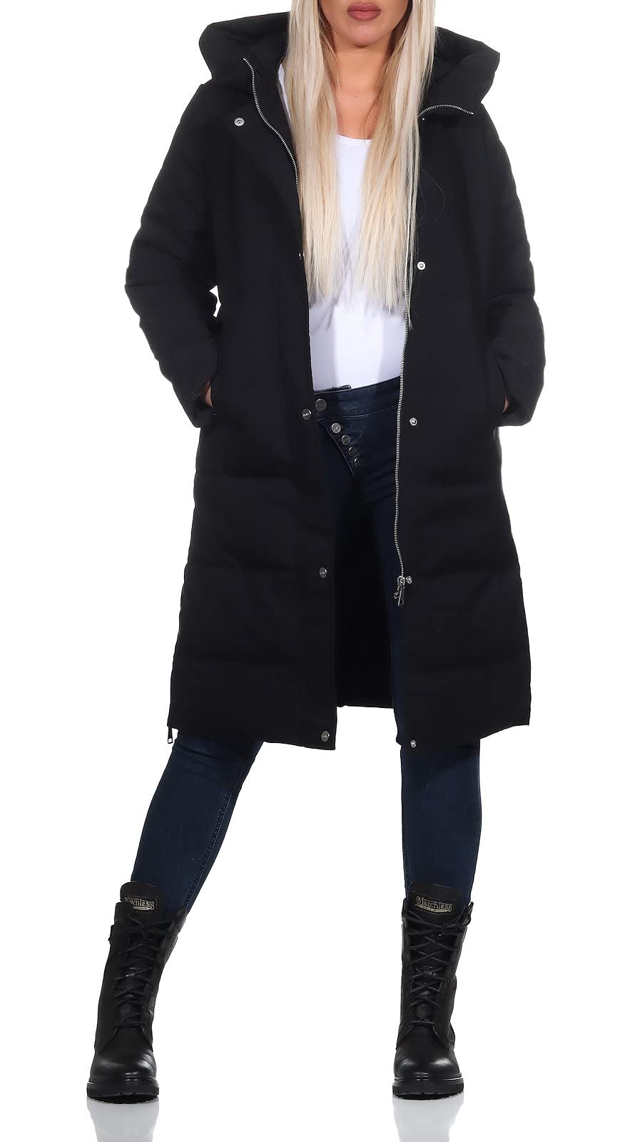 Hailys JK Alice Frauen Mantel schwarz Basics, Streetwear M Schwarz, M Schwarz