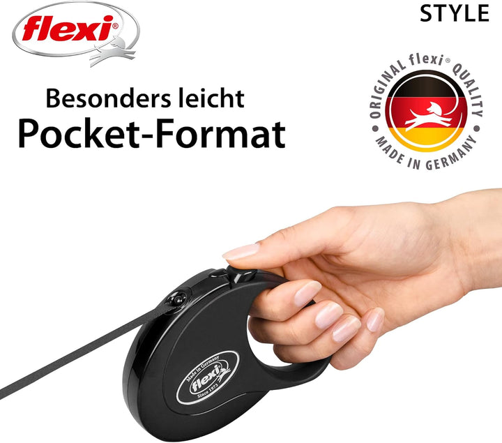 flexi 4000498032435 Bügel-Art Band, Negro, 117.8 g Negro ‎0.3 x 2 x 2 cm (Pack of 1), Negro ‎0.3 x 2