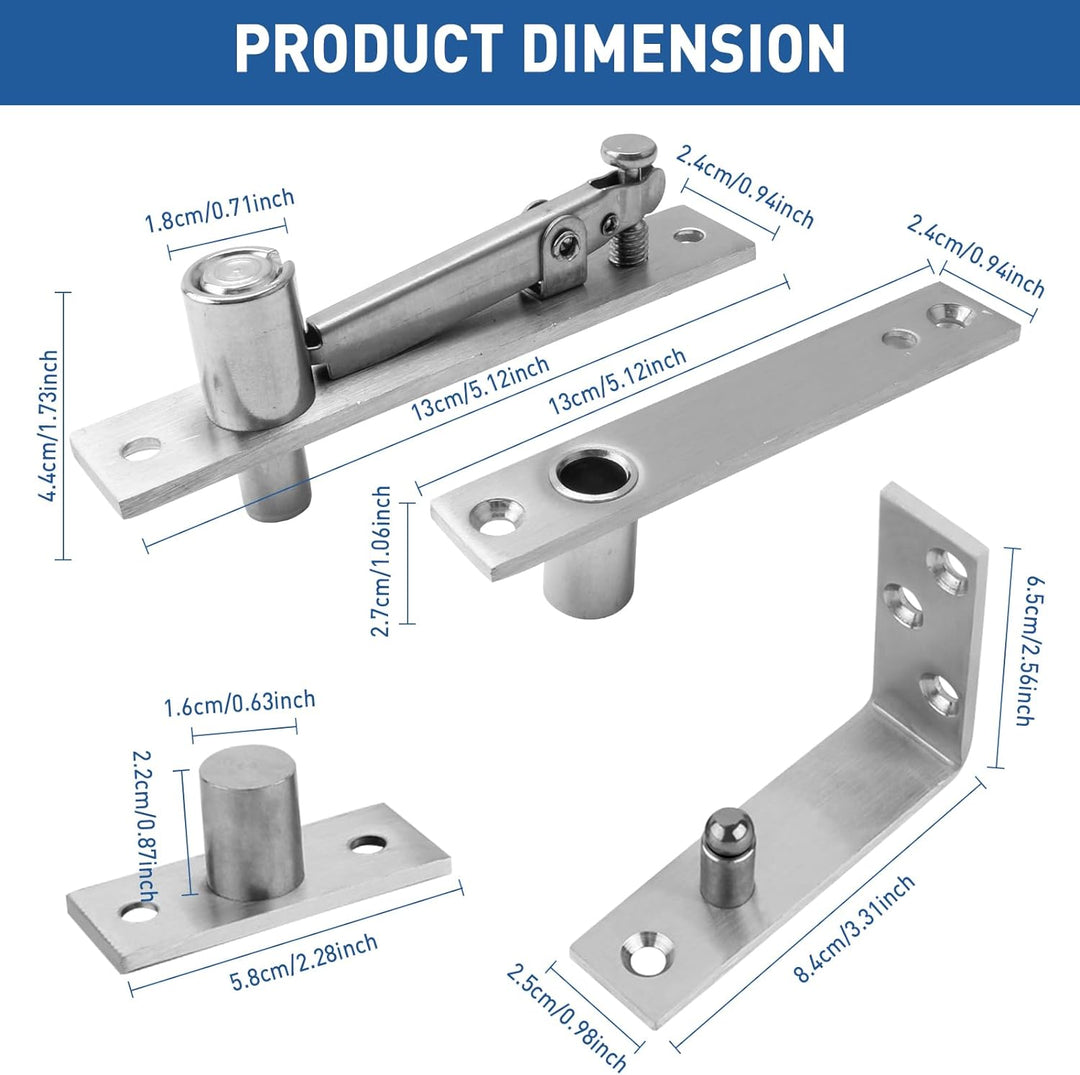 TamBee Pivot Hinge Verstecktes Türscharnier für Geheimtüren, Geheimtürscharniere, Drehscharniere für