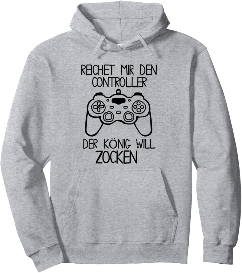 Reichet mir den controller Ich will zocken Gamer Gaming Nerd Pullover Hoodie