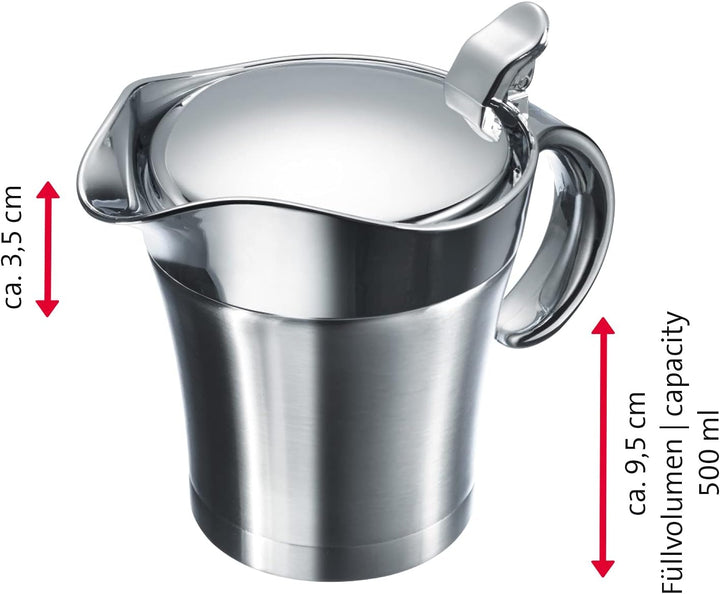 Westmark Sossen-Set, 2tlg., 1 Thermo-Sauciere mit Klappdeckel, 0,5 l + 1 Sossenkelle Gentle, Länge: