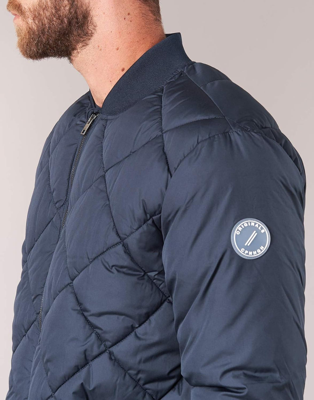 Jack & Jones Herren Steppacke JORSOUTH BOMBER, Grösse:M;Farbe:Total Eclipse(12124479)