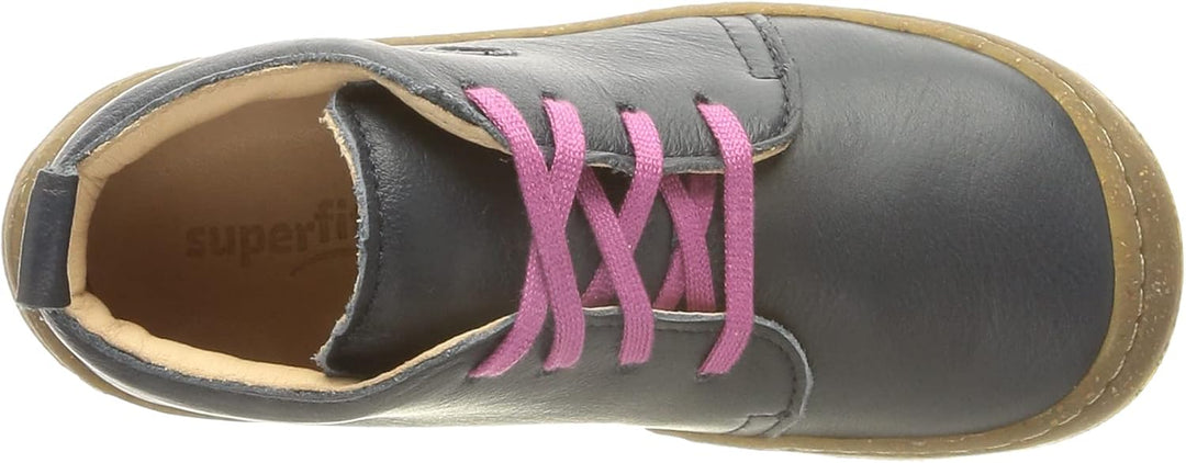 Superfit Baby-Mädchen Saturnus Lauflernschuhe, Blau Rot 8040