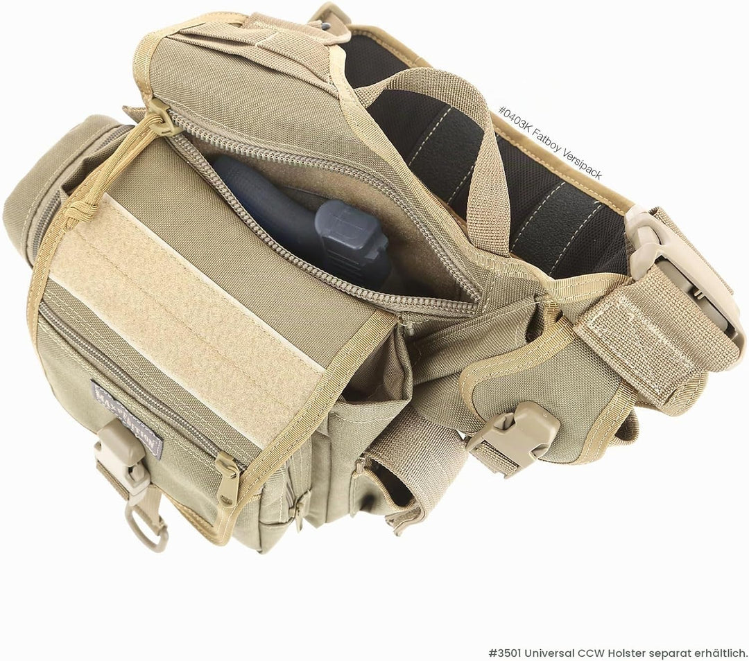 Maxpedition Versipack Fatboy, 4.0 liters Khaki, Khaki