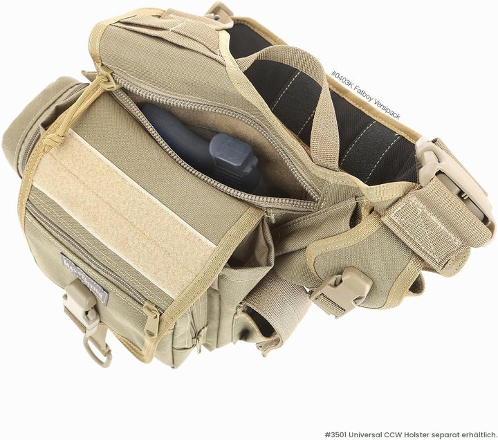 Maxpedition Versipack Fatboy, 4.0 liters Khaki, Khaki