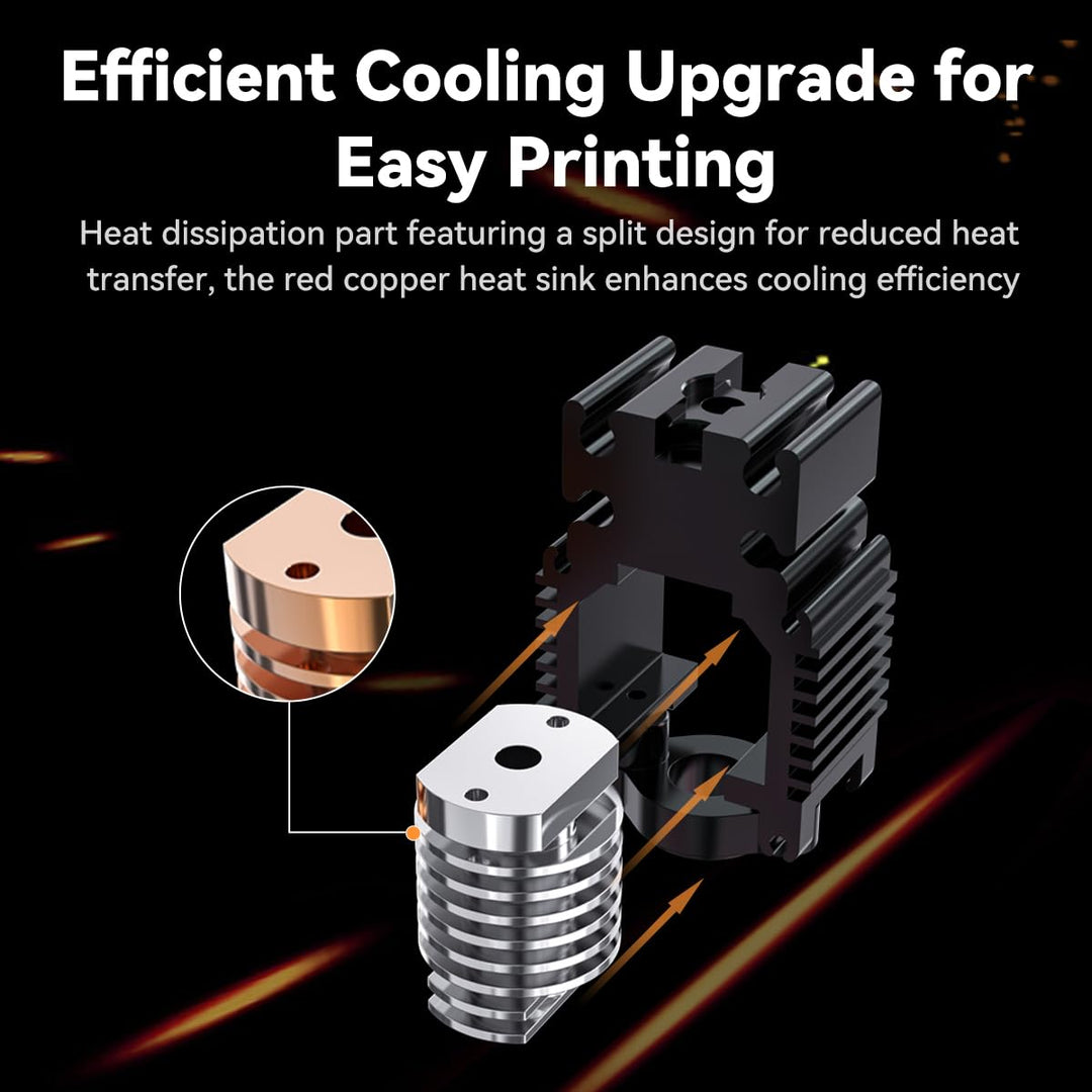 Creality Offizielles Ender 3 V3 SE Hotend Ender 3 V3 KE Keramik-Heizblock-Kit mit Schnellwechseldüse