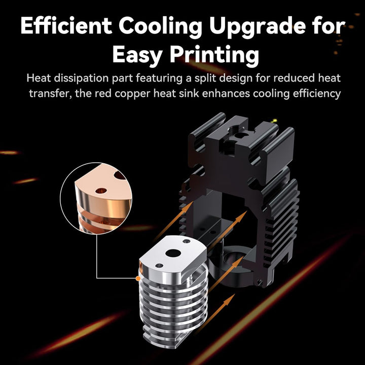 Creality Offizielles Ender 3 V3 SE Hotend Ender 3 V3 KE Keramik-Heizblock-Kit mit Schnellwechseldüse