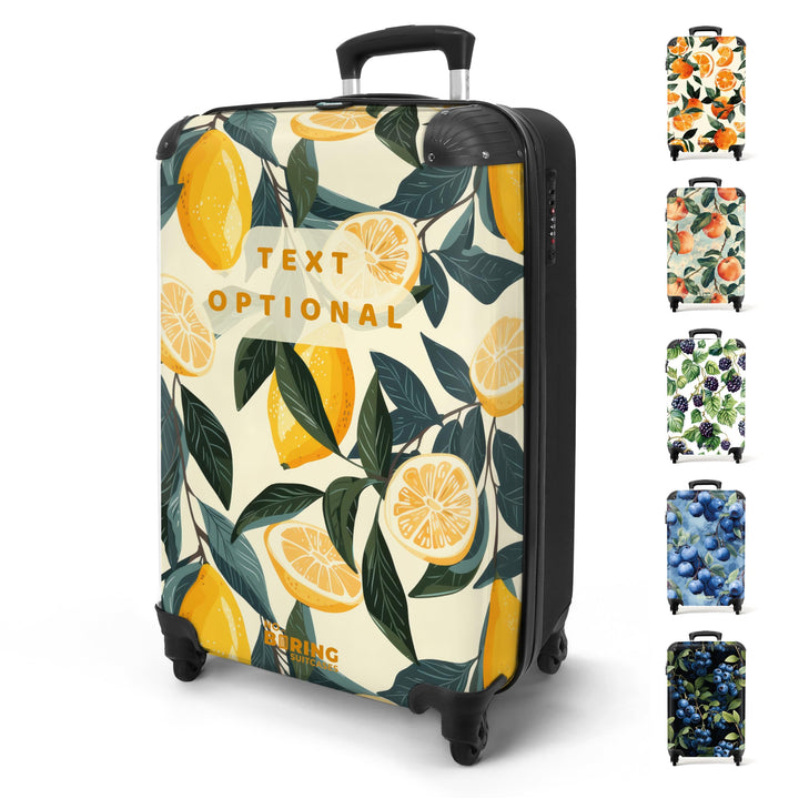 Handgepäck Koffer 55x40x20 Personalisiert - Reisekoffer mit Rollen, Leichtgewicht Hartschalenkoffer,