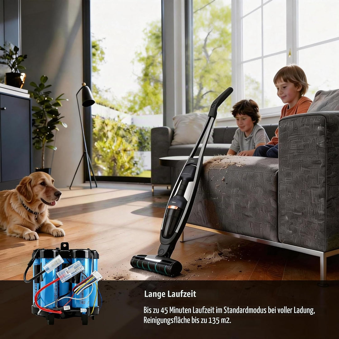 BLESYS Ersatzakku 3000 mAh für AEG QX9-1 Hand-Staubsauger, kompatibel mit QX9-1-ANIM, QX9-1-ULT, QX9