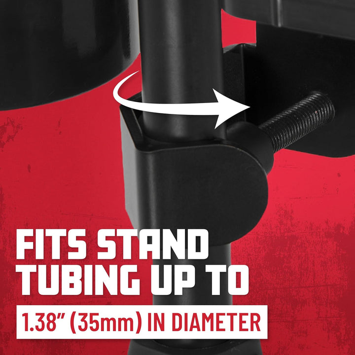 Gator Frameworks Zubehör-Ablage für Mikrofonstativ mit Getränkehalter und Plektrumhalter, 30,5 cm x