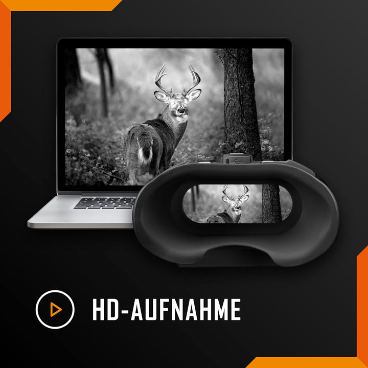 Nightfox Swift 2 Pro Nachtsichtgerät | Helm Montage | 1x Vergrösserung | 1080P HD Aufnahmefunktion |