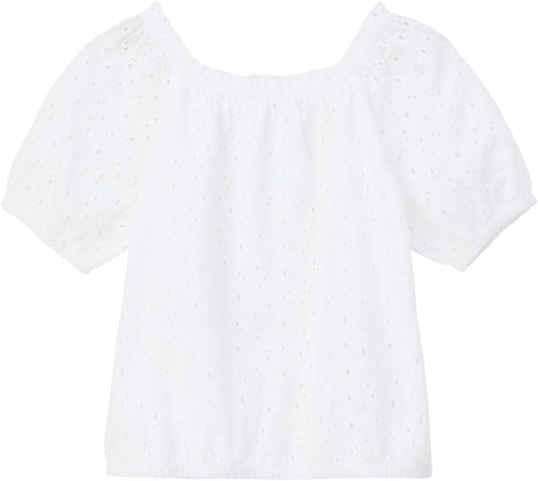 s.Oliver Bluse aus Broderie Anglaise 152 Weiss, 152 Weiß