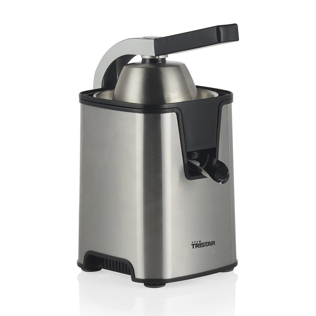 Tristar Zitruspresse CP-3009 – Edelstahl-Fruchtfleischfilter – Anpassbarer Fruchtfleischfilter – 2 P