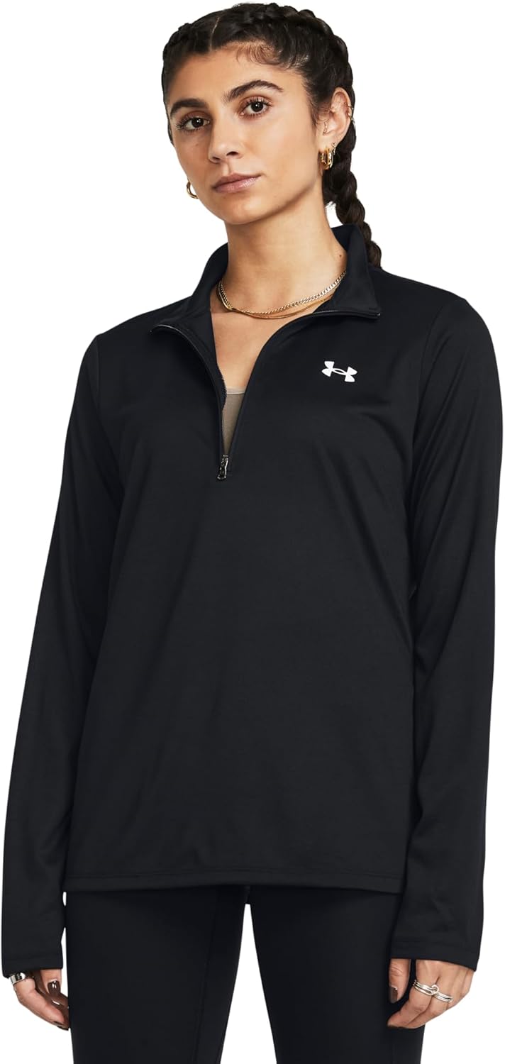 Under Armour Men's Tech Twist Quarter Zip Sweater XS Schwarz, XS Schwarz