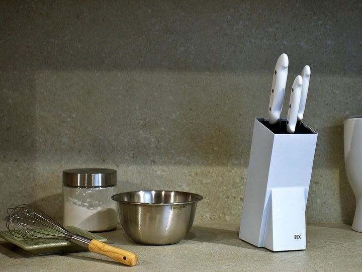 Huniox® Block - Messerblock Ohne Messer - Knife Holder - Messerblock Schublade - Messer Block - Univ